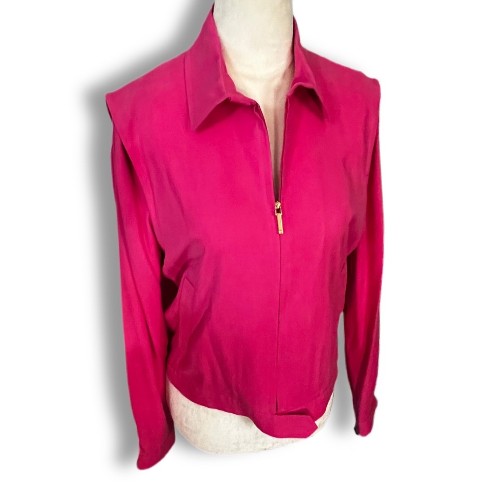 Ralph Lauren 100% Silk Pink Lightweight Jacket Blazer